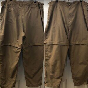 Campmor Men's Nylon Tan Convertible Pants To Short